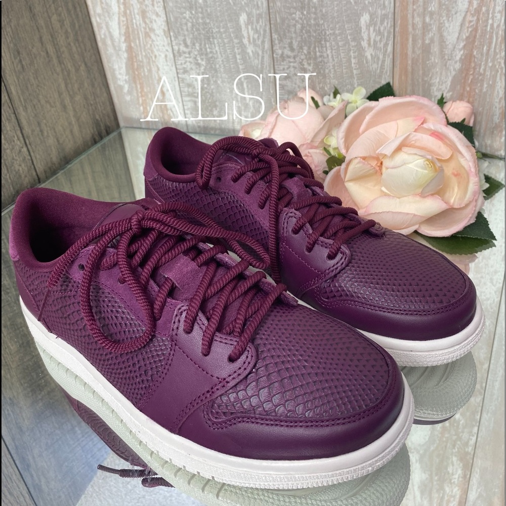 Nike Air Jordan 1 Retro Low NS Bordeaux Maroon W - Picture 5 of 8
